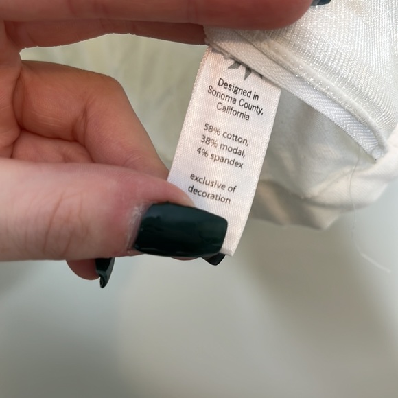 Athleta white collared wrap tank top - Picture 4 of 5